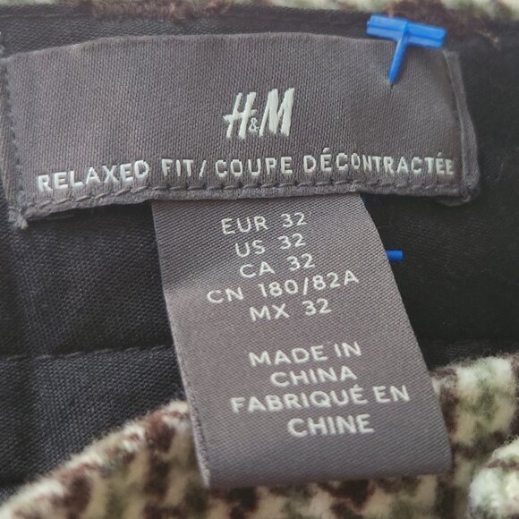 M29 So soft B'ful Hounds tooth pleated pants Wool Blend 4 pockets 17 x 30 - Picture 5 of 8